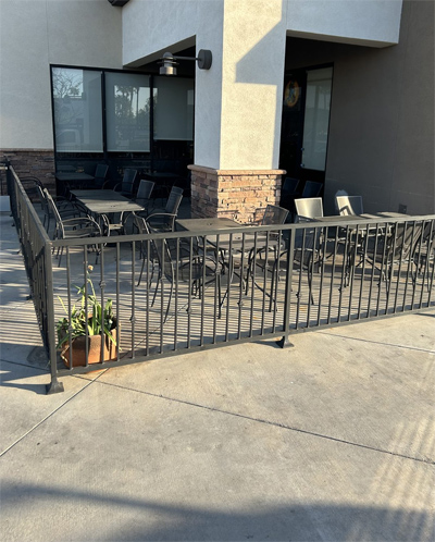 Commercial exterior pressure washing