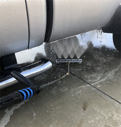 Vehicle undercarriage washing